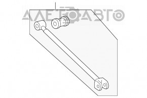 Maneta transversală spate stânga pentru Toyota Highlander 08-13 AWD, nouă, originală OEM