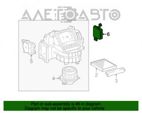 Amplifier assy, air conditioner Toyota Highlander 08-13