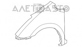 Крыло переднее левое Toyota Prius 20 04-09