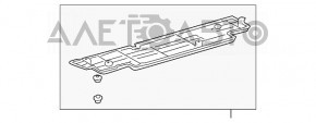 Защита порогов левая Toyota Prius 20 04-09