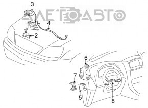 Calculatorul de control al controlului de croazieră Lexus RX300 98-03