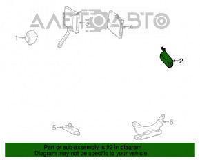 ANSAMBLUL DE RECEPTOR, CONTROL AL UȘII ȘI SISTEMUL DE MONITORIZARE A PRESIUNII ANVELOPELOR Toyota Camry v55 15-17 SUA