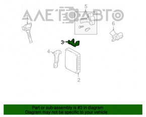 Modulul ECU al motorului Lexus GX470 03-09