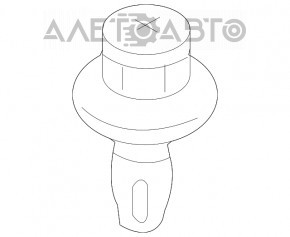 Capacul de balustrade spate stânga pentru Toyota Highlander 14-19, nou, original OEM.