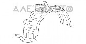 Bara de protecție față stânga Lexus RX300 RX330 RX350 04-09 din plastic.