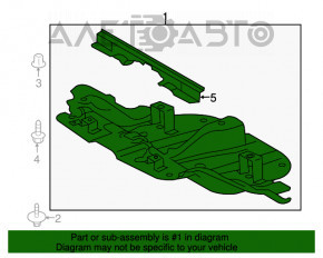 Защита двигателя передняя Toyota Sequoia 08-16