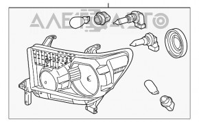 Far dreapta față Toyota Sequoia 08-16 goală