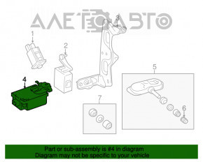 COMPUTER, MONITOR DE PRESIUNE A ANVELOPELOR Toyota Sequoia 08-16