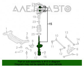 Amortizor spate dreapta Toyota Camry v50 12-14 SUA LE