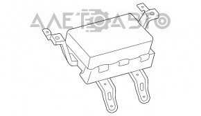 Подушка безопасности airbag пассажирская в торпеде Toyota Prius V 12-17