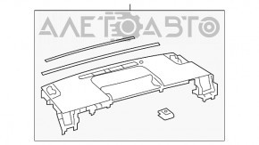 Panoul frontal fără AIRBAG pentru Toyota Prius V 12-17