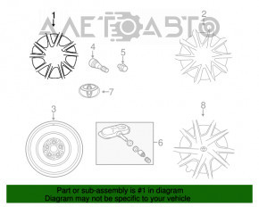 Set de jante R16 5*114,3 4 bucăți Toyota Prius V 12-17