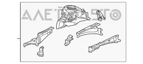 Partea din față dreapta a unui Toyota Prius V din 2012-2017, de culoare albastră.