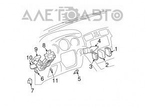 Computer assy, outer mirror control Lexus ES300 ES330