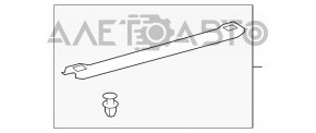 Capac portbagaj Toyota Sequoia 08-16 negru, zgarieturi