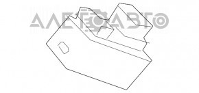 Controlul geamului electric din spate, stânga, Mazda CX-5 13-16