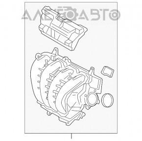 Коллектор впускной Mazda 6 13-21 2.5