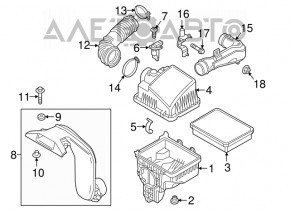 Contor de aer Mazda CX-9 16-