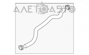 Furtunul de răcire inferior Mazda 6 13-21