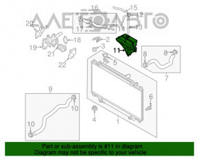 Rezervor de expansiune pentru răcire Mazda 3 14-18 BM fără capac