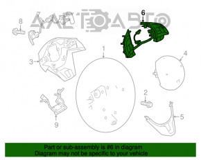 Butoanele de control de pe volanul Mazda 6 13-21