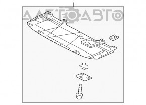 Protecția motorului față Mazda 6 13-17 nou OEM original