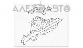 Panoul frontal stânga Mazda 6 13-17 argintiu