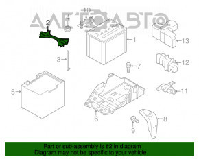 Suport baterie Mazda CX-9 16- nou OEM original