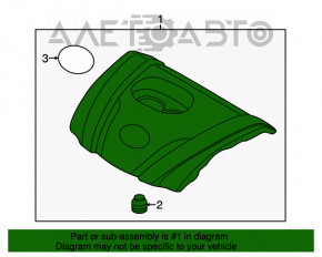 Capacul motorului Mazda 3 14-18 BM 2.0