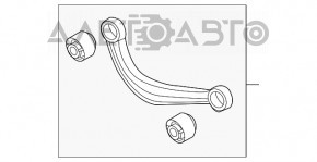 Рычаг поперечный верхний задний правый Mazda 6 13-21 новый OEM оригинал