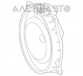 Difuzor ușă față dreapta JBL Toyota Camry v55 15-17 SUA