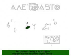 Модуль srs airbag компьютер подушек безопасности Toyota Camry v55 15-17 usa