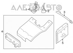 Camera de vizionare spate pentru Infiniti JX35 QX60 13-