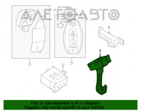 Calculatorul Smart Key Nissan Murano z51 09-14