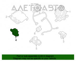 Senzor airbag usa dreapta Nissan Maxima A36 16-