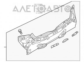 Panoul din spate al Mazda 6 13-17 pe caroserie