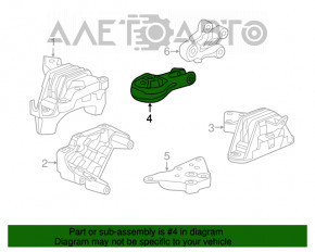 Pernele motorului din spate pentru Chevrolet Volt 11-15, noi, neoriginale, SUA