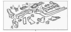 Четверть передняя левая Chevrolet Volt 11-15