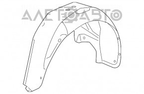 Aripa spate stânga Chevrolet Volt 11-15