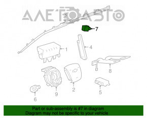 Senzor airbag dreapta spate Chevrolet Volt 11-15