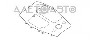 Capacul de lemn pentru suportul de pahare de pe consola centrală Infiniti JX35 QX60 13- crăpături în lemn, prindere ruptă.