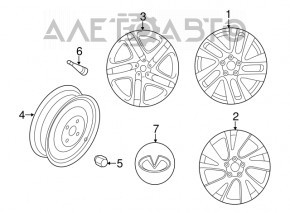 Set de jante R20 x 7,5J 5*114,3 4 bucăți Infiniti JX35 QX60 13-