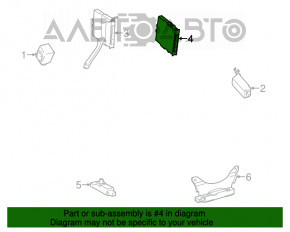 ASAMBLAREA COMPUTERULUI, CHEIE INTELIGENTĂ Toyota Camry v55 15-17 SUA