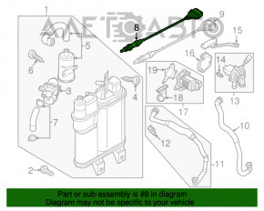 Лямбда-зонд первый VW Passat b8 16-19 USA 1.8