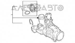 Turbina completă cu colector și conducte de răcire VW Beetle 12-19 1.8T