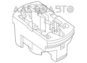 Пенопласт под инструмент VW Passat b8 16-19 USA надломан