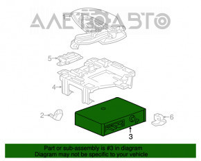 BLUETOOTH COMMUNICATION MODULE COMPUTER Chevrolet Volt 11-15