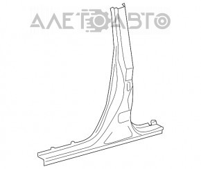 Стойка кузова центральная левая Lexus CT200h 11-17 отпилена