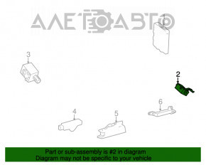 RECEIVER, DOOR CONTROL Lexus CT200h 11-17