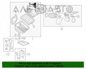 Contor de aer Cadillac CTS 14- 3.6 2.0T